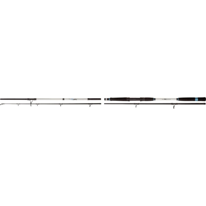 Zebco Great White GWC Travel Boat 2,20 M - Canne Bateau Carbone 100% H 300 G - Compacte Et Robuste Pour Voyage