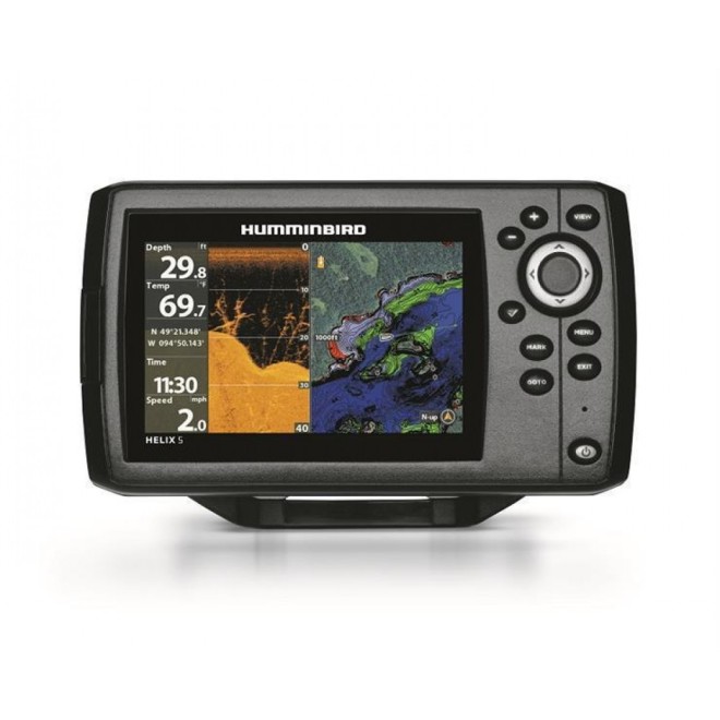 Humminbird Helix 5 Chirp G3 GPS Fish Finder, Display 5 Pollici, Sonda Inclusa, 500m Di Profondit&agrave;
